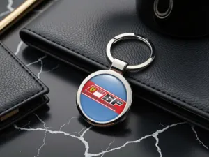 Ferrari Auto Key Chain Car Durable Metal Build